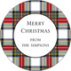 Stewart Plaid Gift Stickers Image 1 of 3
